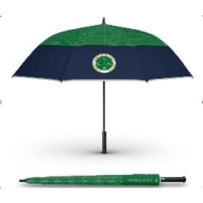 68" Golf Automatic Umbrella. Green/Navy